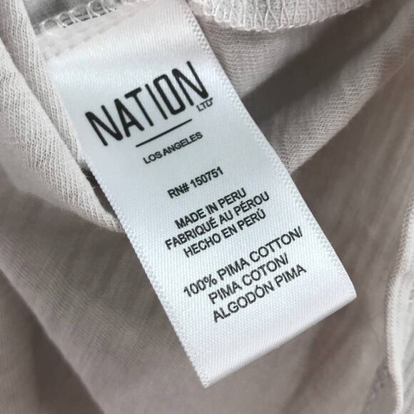 Nation LTD. Callie Tossled Sleeve Crop Tee - Picture 11 of 12